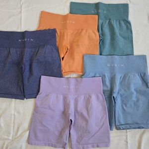 NVGTN Women's High-Waisted Shorts - Multi-Color Pack